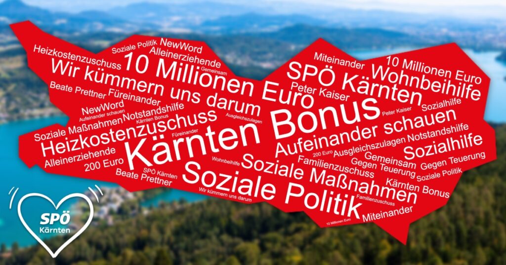 Kärnten Bonus: Land beschließt 10 Millionen Euro an Unterstützung im Kampf gegen Teuerung