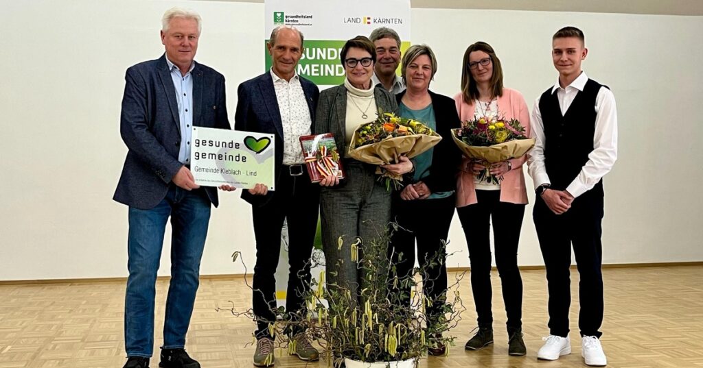 „Gesunde Gemeinde“: Ein „Grünes Herz“ für Kleblach-Lind