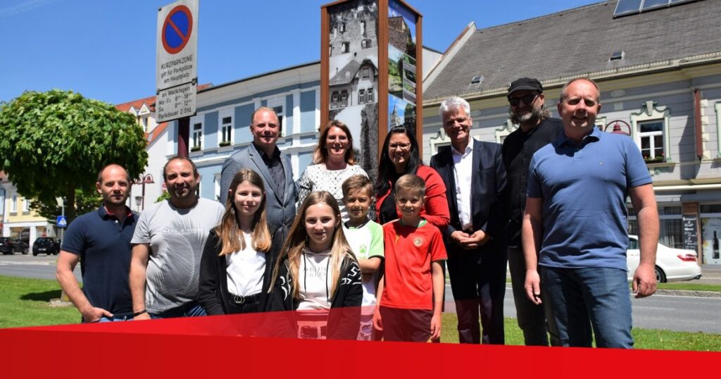Lichtsäulen in drei Lavanttaler Gemeinden enthüllt