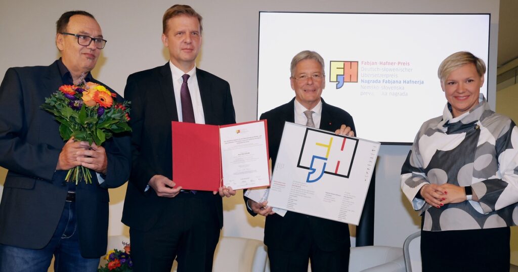 Fabjan-Hafner-Preis für die beste Übersetzung verliehen