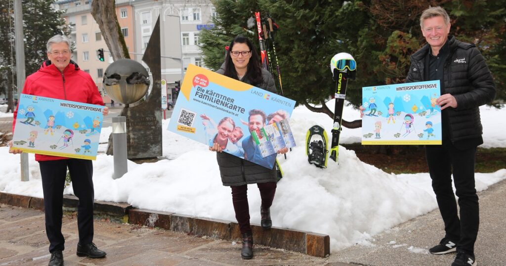 Aktiv durch den Winter mit der Kärntner Familienkarte und der Wintersport-Offensive