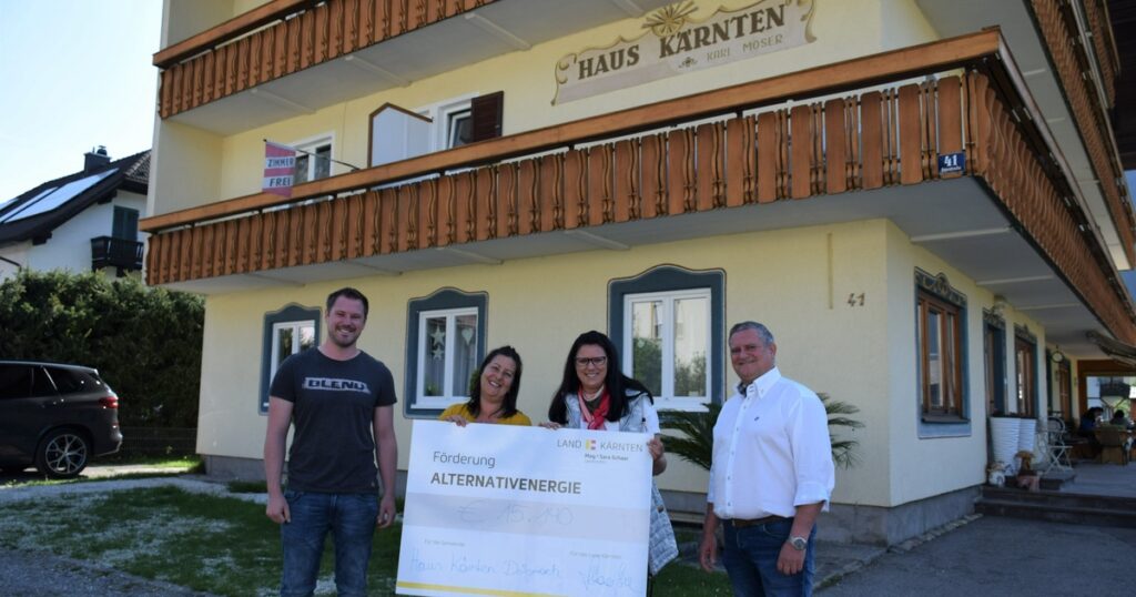 Fernwärme-Anschluss im „Haus Kärnten“ in Döbriach wurde gefördert