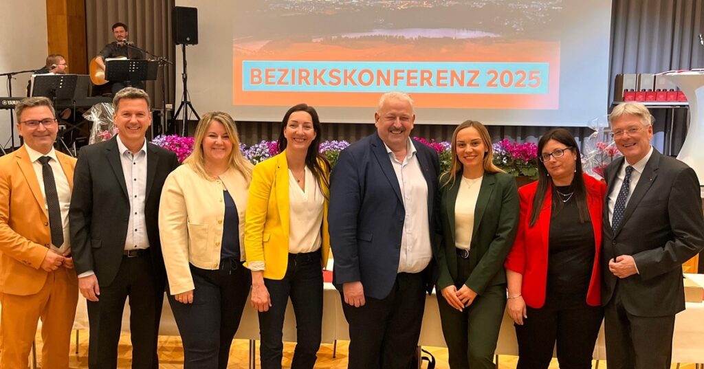 Hermann Srienz mit 92,6% als Bezirksparteivorsitzender am Bezirksparteitag der SPÖ Völkermarkt gewählt