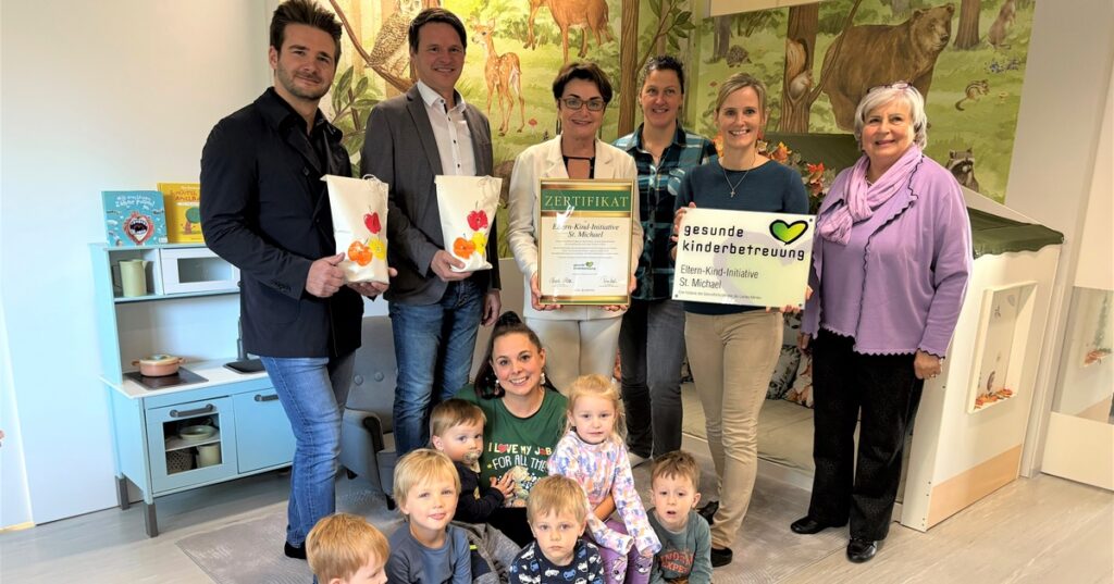 Kindergruppe EKI St. Michael/Lavanttal erhält Gesundheitsauszeichnung