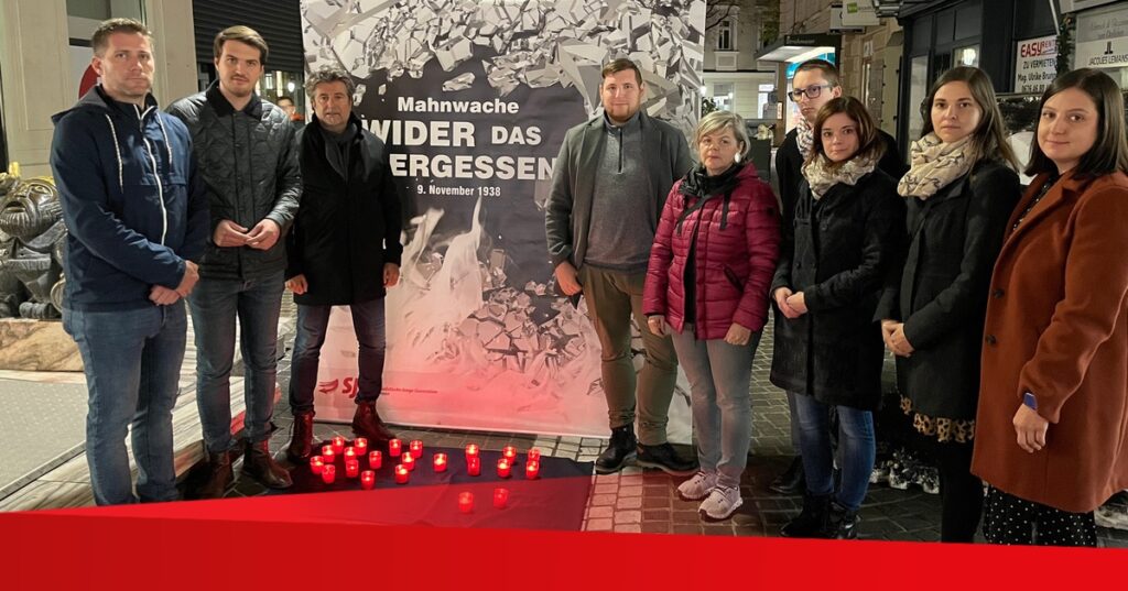SJG Kärnten: Gedenken in Erinnerung an die Opfer des Novemberpogroms