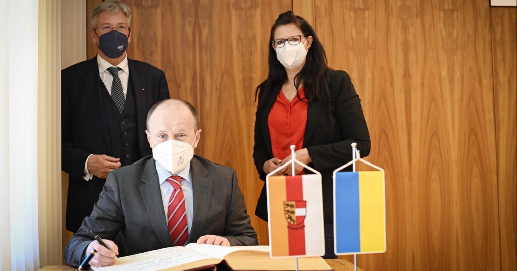 Ukrainischer Botschafter zu Gespräch bei Kärntens Landeshauptmann