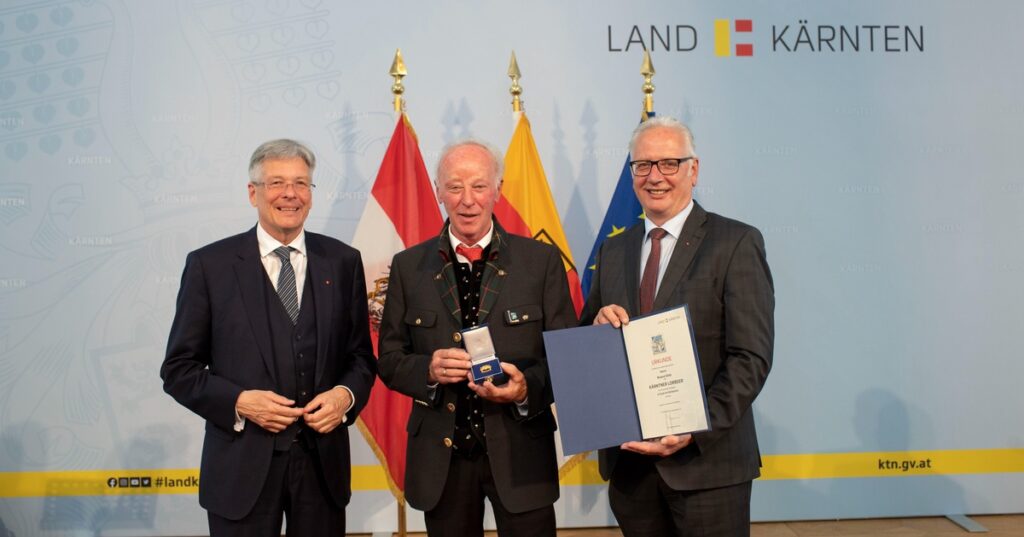Land Kärnten ehrte drei verdiente Persönlichkeiten
