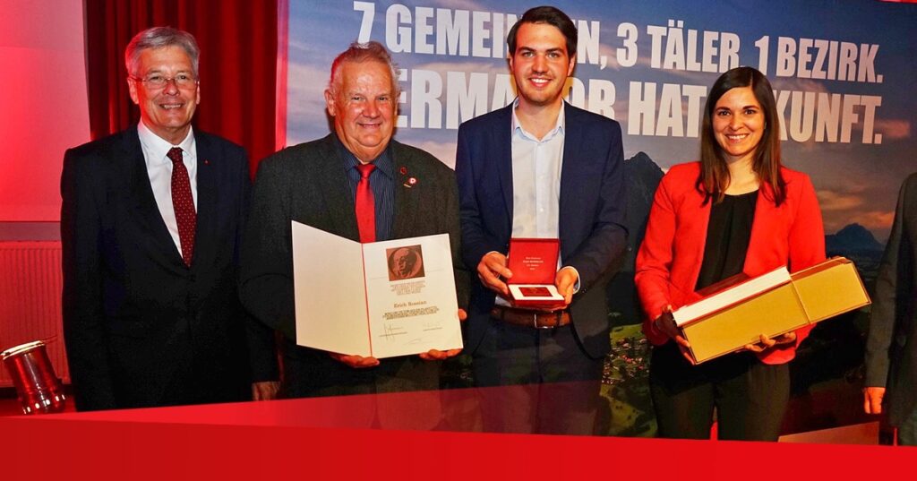 Luca Burgstaller mit 97 Prozent als Bezirksparteivorsitzender von Hermagor wiedergewählt