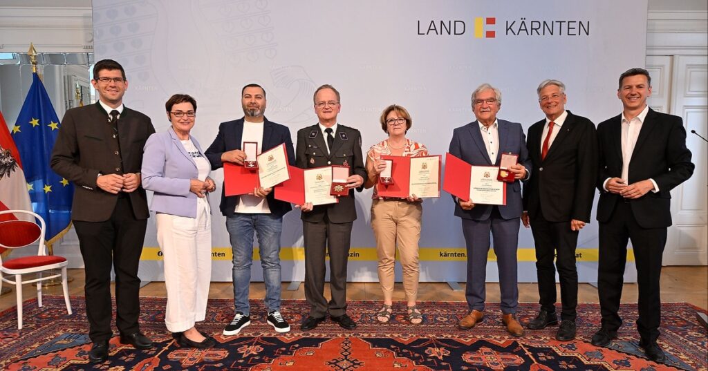 Landesehrungen für vier verdienstvolle Personen