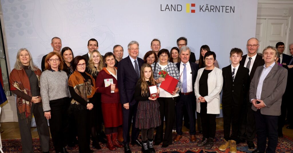 Land Kärnten ehrt verdienstvolle Personen