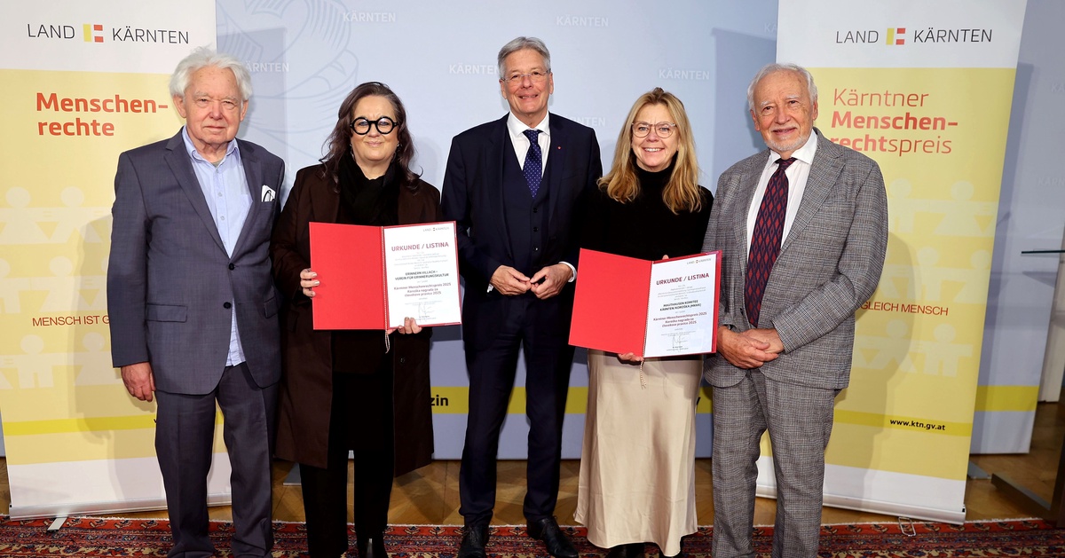 K&auml;rntner Menschenrechtspreis 2025 verliehen