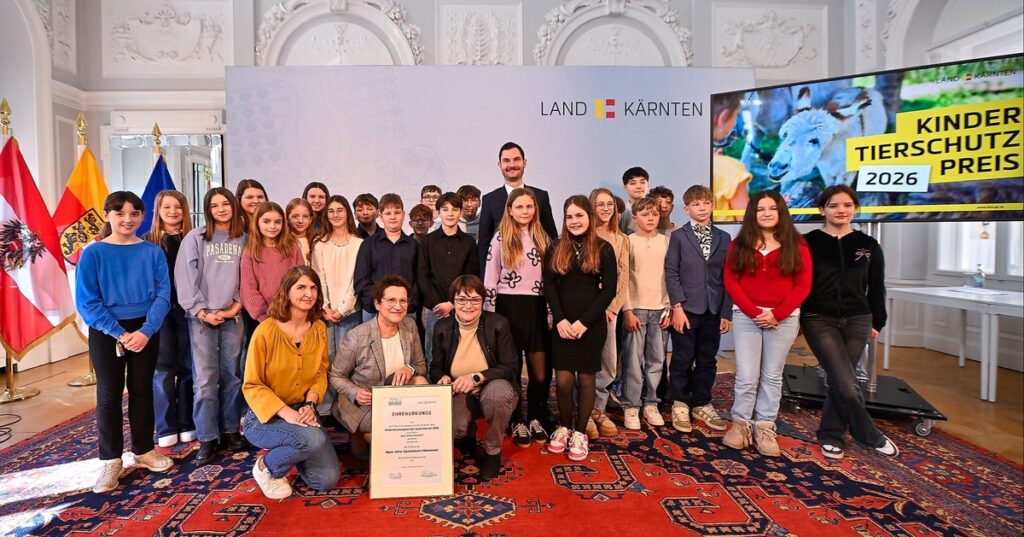 Kinder-Tierschutzpreis 2026: Kreative Projekte ausgezeichnet