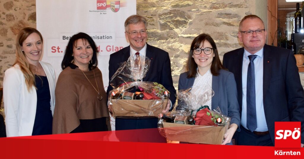 Klaus Köchl als Bezirksvorsitzender der SPÖ St. Veit/Glan wiedergewählt