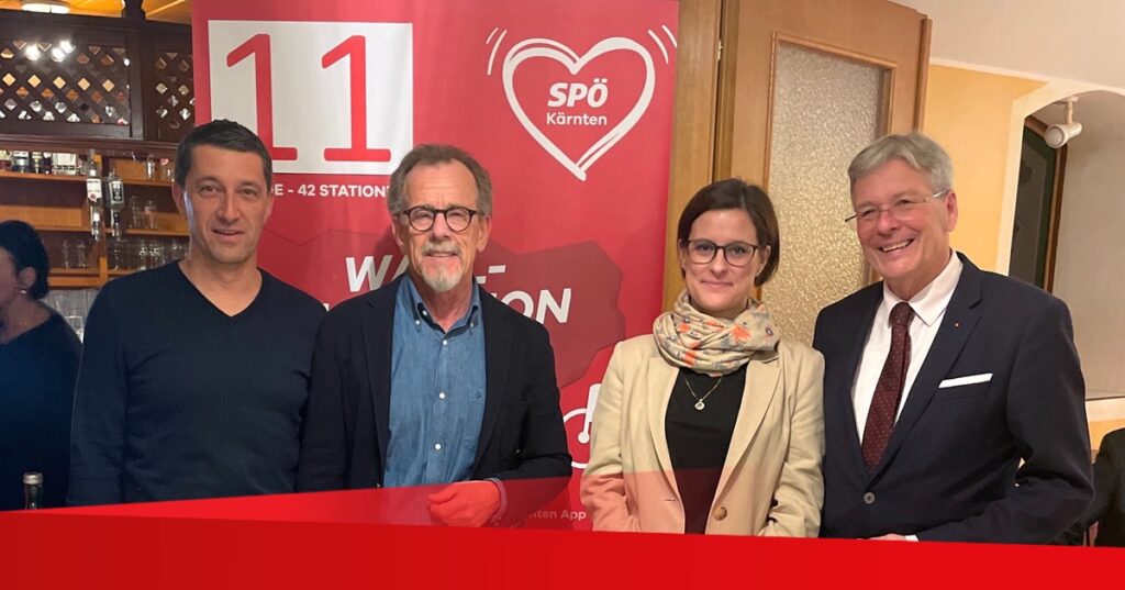 Kärnten-Wahl 23: LH Kaiser zu Besuch in Feldkirchen