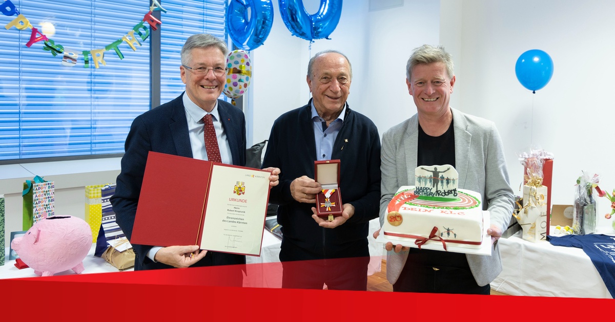 Leichtathletik-Urgestein feierte seinen 80. Geburtstag