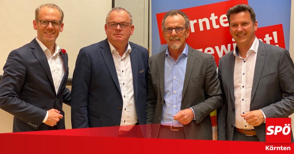 Herwig Seiser mit 97 Prozent als Bezirksparteivorsitzender von Feldkirchen wiedergewählt