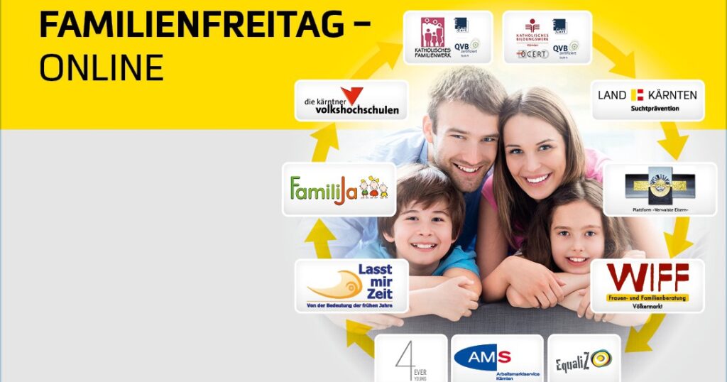Mit „Familienfreitag – online“ gut begleitet