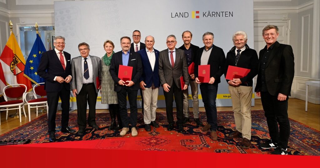 Land Kärnten ehrt Sport-Funktionärinnen und Funktionäre