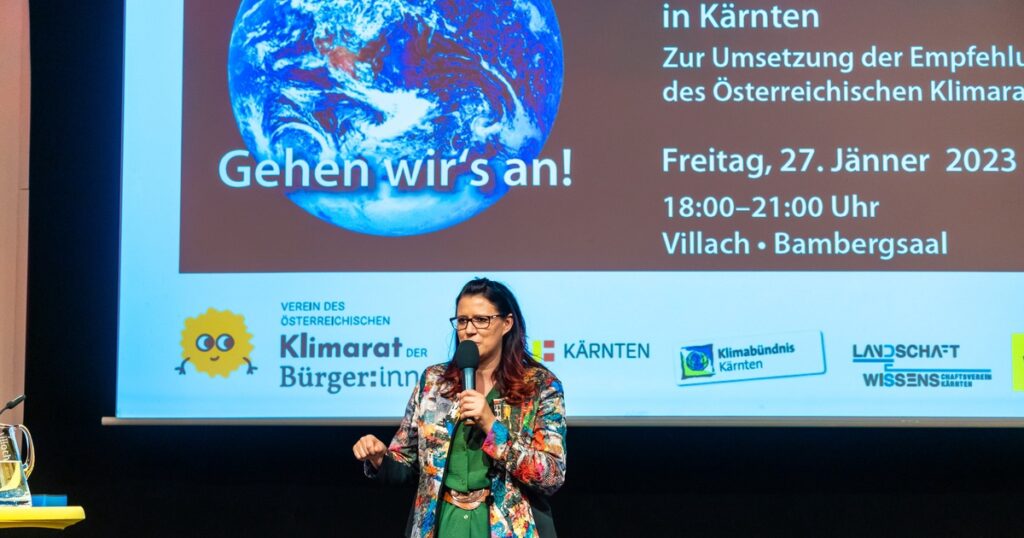 Politik, Wirtschaft und Wissenschaft diskutierten mit Bevölkerung über Klimaschutz