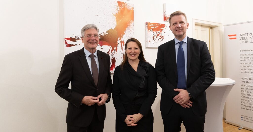 Politik und Diplomatie meet the artists in Ljubljana