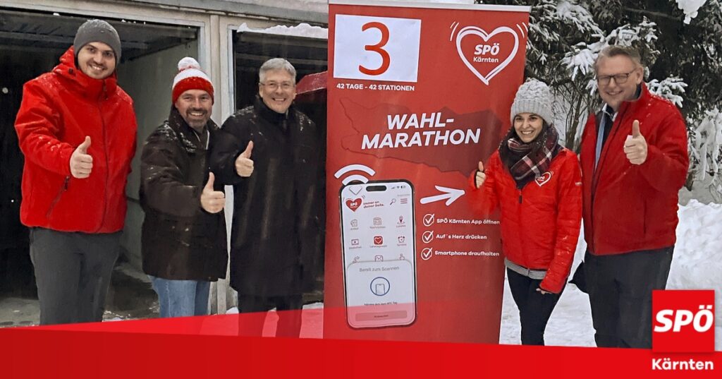 Kärnten-Wahl 23: Peter Kaiser auf Hausbesuchstour in Hermagor