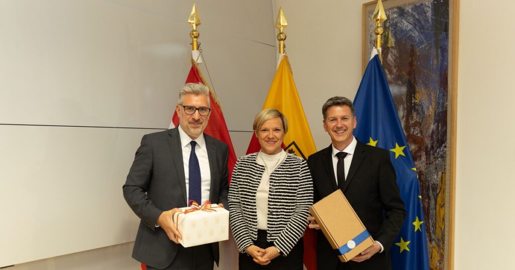 Freundschaftlicher Dialog auf Augenhöhe: Besuch des slowenischen Staatssekretärs Marko Štucin in Kärnten