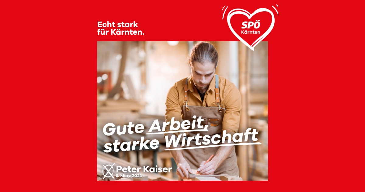 Wahlprogramm Thema: Gute Arbeit, starke Wirtschaft