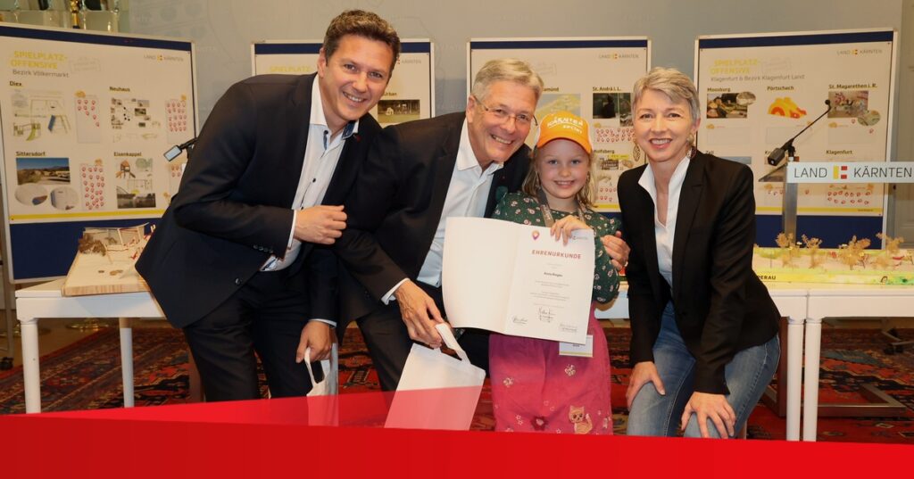 Auf die Plätze, fertig, spielt! 36 neue Spielplätze für Kärntens Kinder