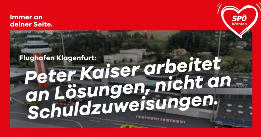 Flughafen Klagenfurt: Landeshauptmann kämpft um Absicherung für Zukunft