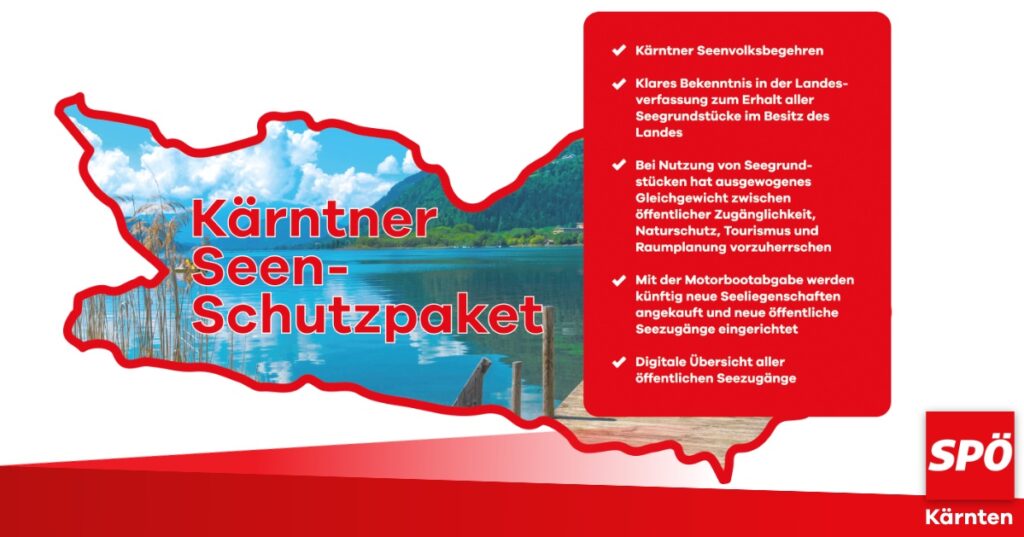 Kärntner Seenschutz-Paket beschlossen!