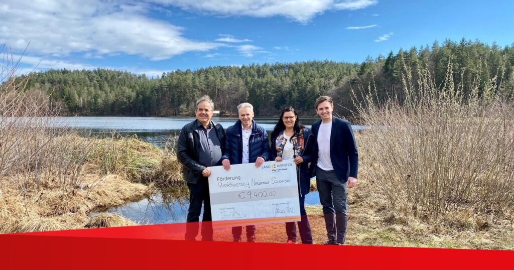 Saisser See: Förderung für Moorschutz-Projekt übergeben