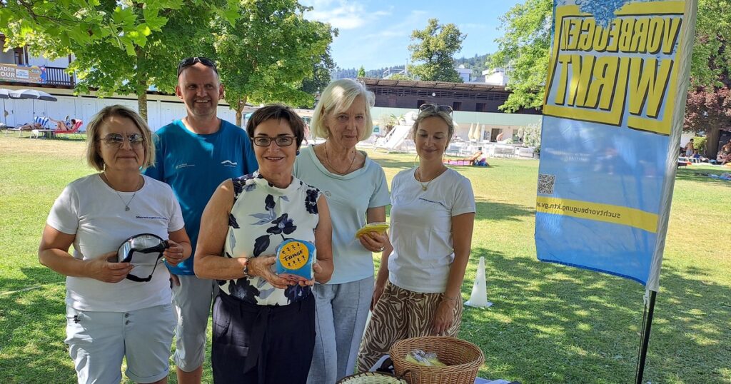 Sommeraktion „H2O“: Suchtprävention Kärnten unterwegs in den Strandbädern