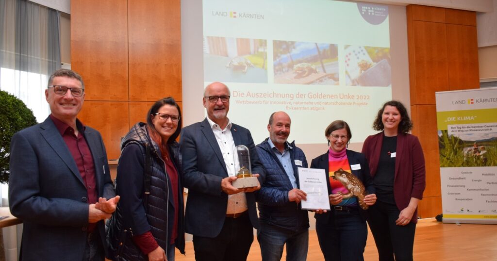 „Goldene Unke 2022“ geht an die Marktgemeinde Treffen