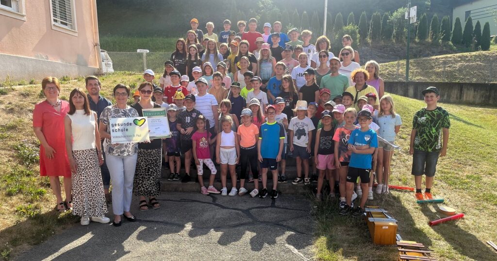 Volksschule Klein St. Paul als „Gesunde Schule“ ausgezeichnet