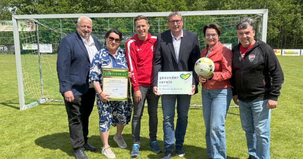 Doppelter Grund zur Freude beim Fußballverein ASKÖ St. Michael ob Bleiburg