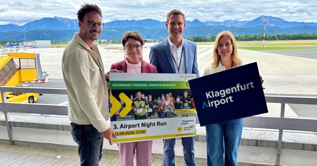 3. Airport Night Run am Flughafen Klagenfurt: Bewegung, Begegnung und gelebte Solidarität