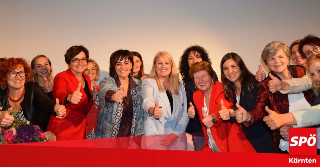 Petra Oberrauner mit 98,6 Prozent zur neuen Landesfrauenvorsitzenden der SPÖ-Frauen Kärnten gewählt