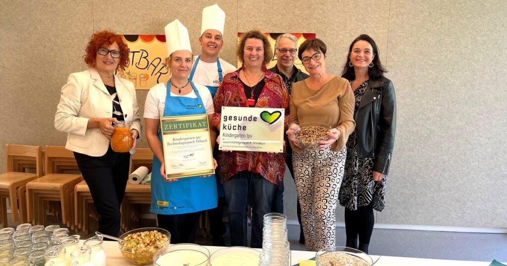 Jüngster städtischer Kindergarten Villachs mit „Gesunder Küche“