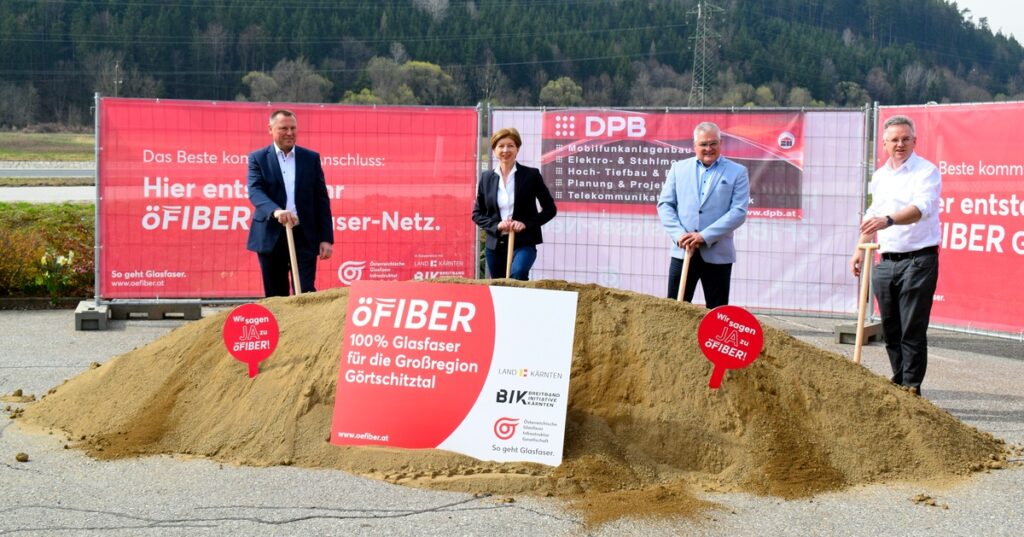 Großregion Görtschitztal: Spatenstich für Glasfaser bis in die Haushalte
