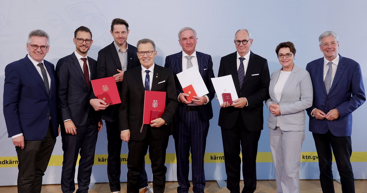 Gro&szlig;e Ehre: Land K&auml;rnten zeichnet verdienstvolle Pers&ouml;nlichkeiten aus