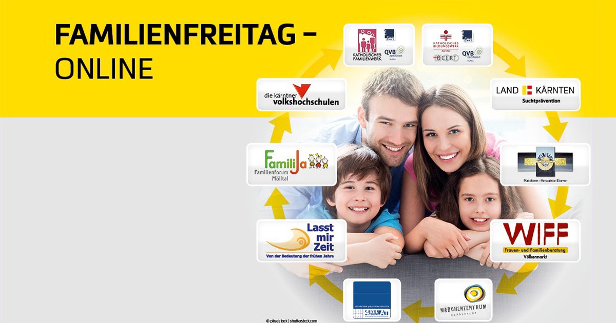 &bdquo;Familienfreitag &ndash; online&ldquo; ist zur&uuml;ck!