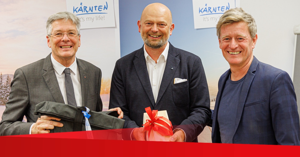 Land K&auml;rnten dankt scheidenden K&auml;rnten Werbung-Chef Christian Kresse