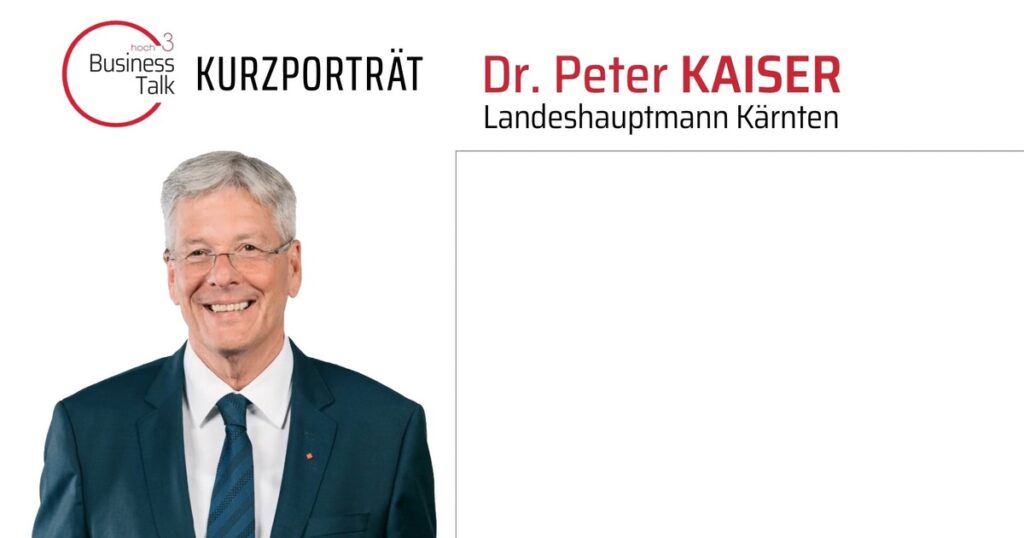Kurzporträt LH Peter Kaiser