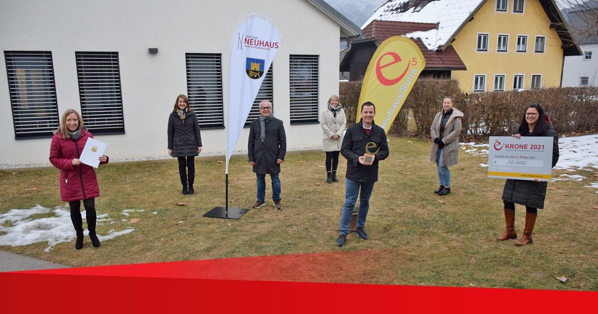 Jahresauftakt der e5-Gemeinden: &bdquo;e5-Krone 2021&ldquo; geht an Neuhaus!