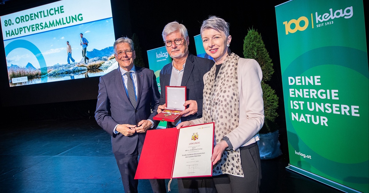 Hohe Landesehrung f&uuml;r Manfred Freitag