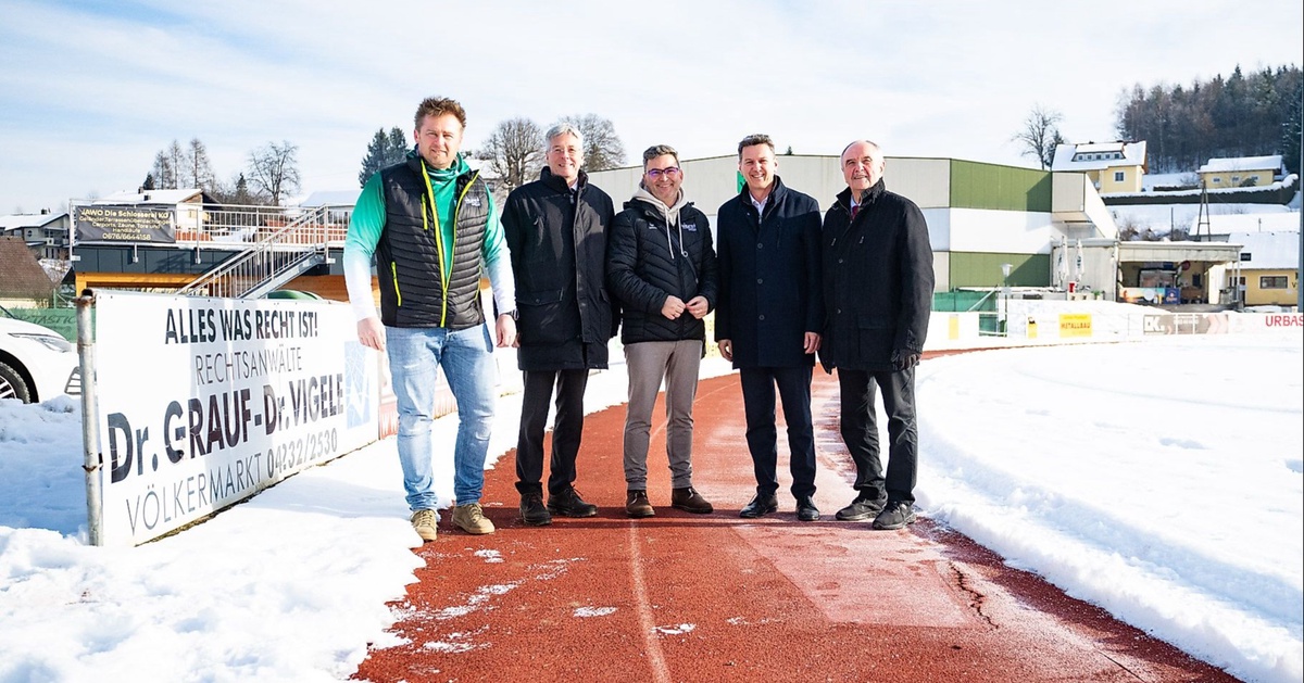 Leichtathletikstadion in V&ouml;lkermarkt wird saniert