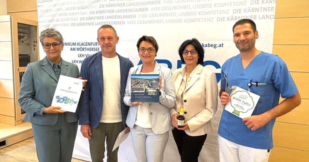 Klimafitte Kliniken: KABEG zeigt, wie Nachhaltigkeit im Spital funktioniert