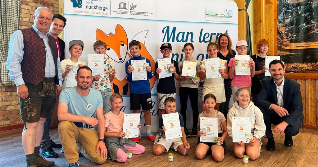 Biosphärenpark Nockberge: 12 Partnerschulen ausgezeichnet