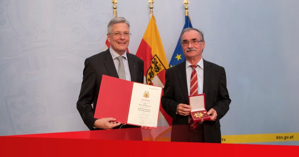 Land Kärnten ehrt verdienstvolle Kärntnerinnen und Kärntner