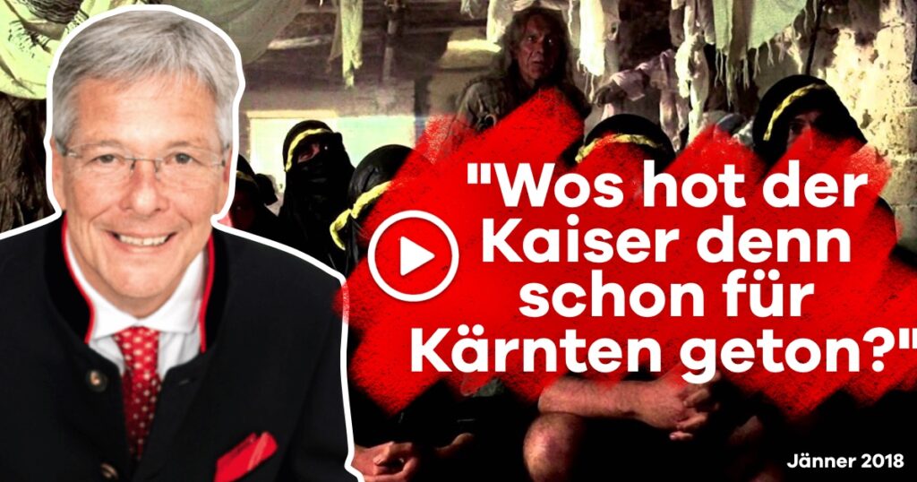 Video: „Wos hot der Kaiser denn schon für Kärnten geton?“